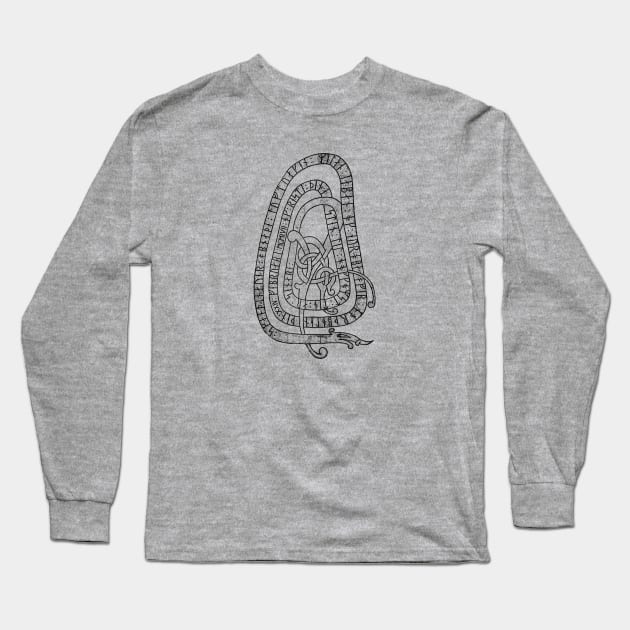 Rune Stone Long Sleeve T-Shirt by GrampaTony